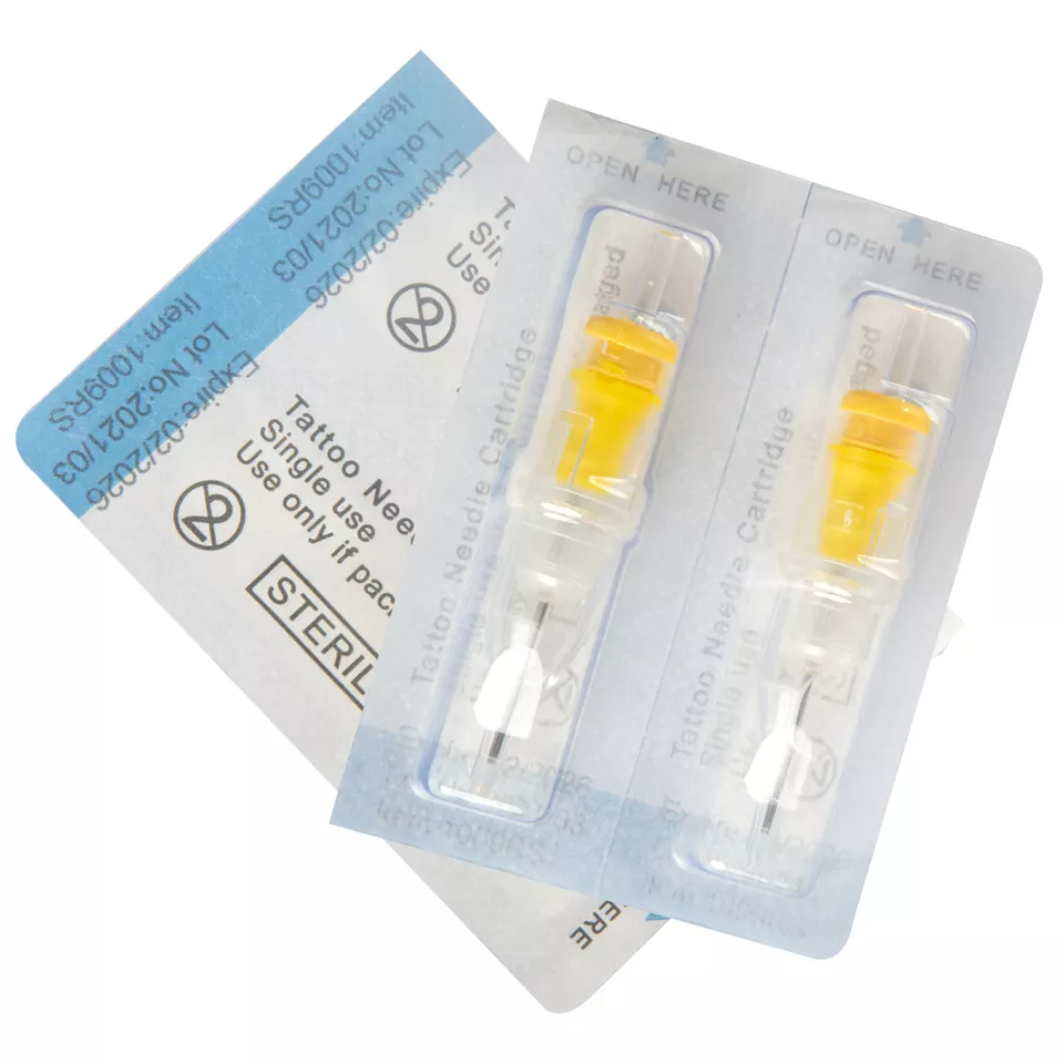 Quality Tattoo Needle Permanent Makeup Needles Green Eyeblading Needle Cartridge
