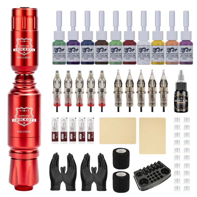Tattoo Machine Kit Factory Wholesale Tattoo Gun Set Tattoo Kits for Beginners Popular