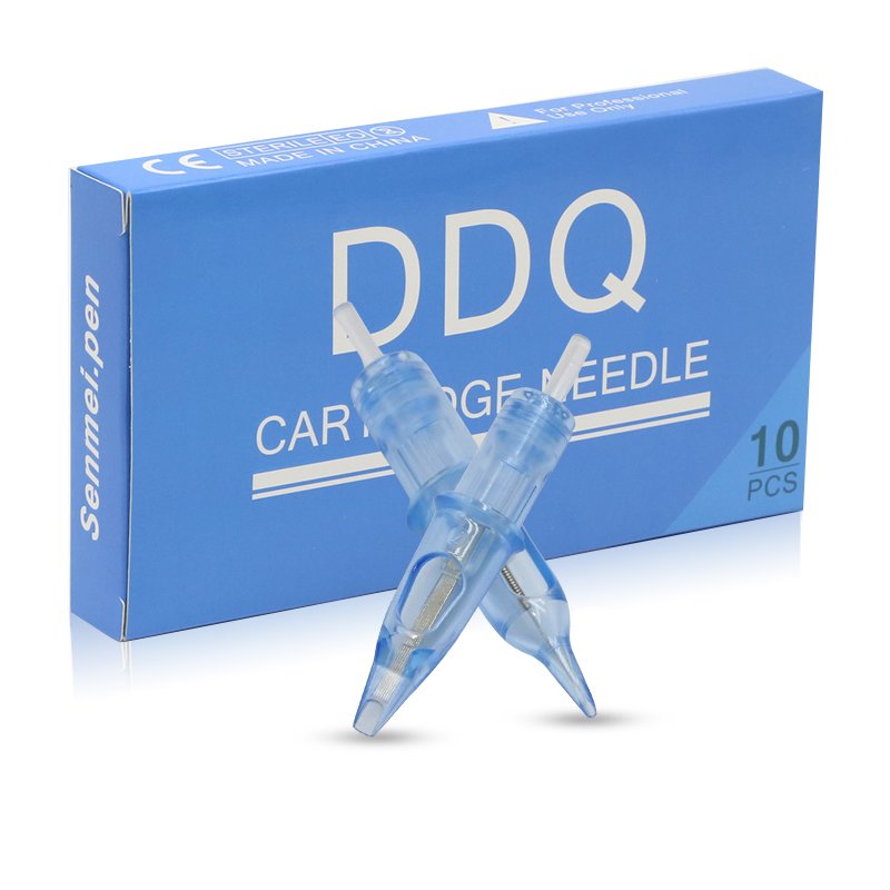 Permanent Makeup Tattoo Cartridge Needles Eyebrow Eyeliner Lip Microblading for Rotary Machines 10 PCS/Box