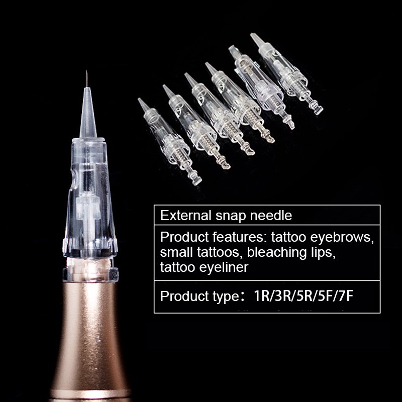 PMU Tattoo Machine Needles 1RL 3RL 5RL 5F 7F Tattoo Microblading Micro Needle Cartridge micropigmentation needles