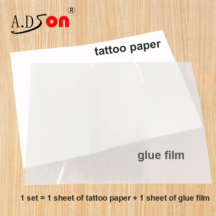 2024 Popular Printable Temporary Tattoo Paper Waterslide Clear Inkjet Laser Tattoo Paper for Body Art
