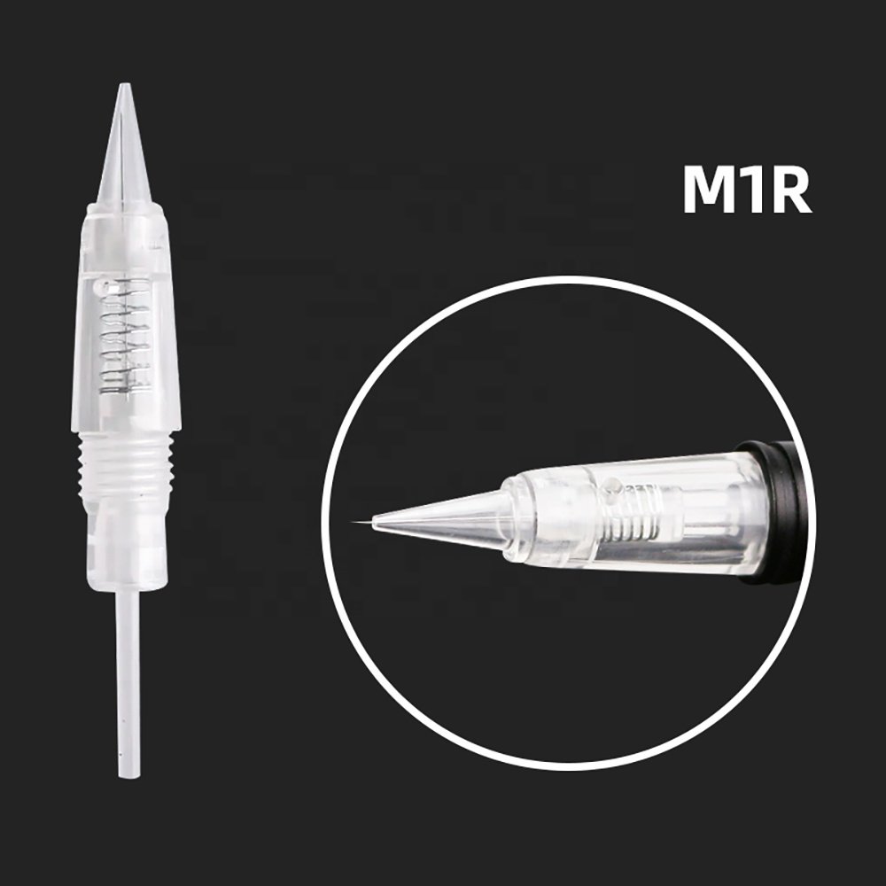White Screw Tattoo Machine Cartridge Needle for permanent makeup disposable tattoo needle cartridge