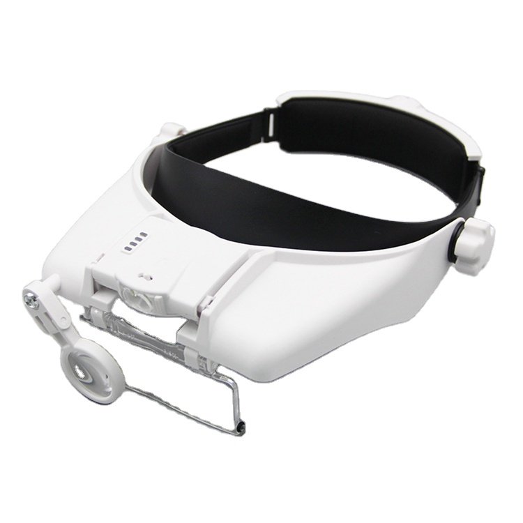 USB charging head LED light power display nail eyelash tattoo high power HD magnifying glass 81000GAC