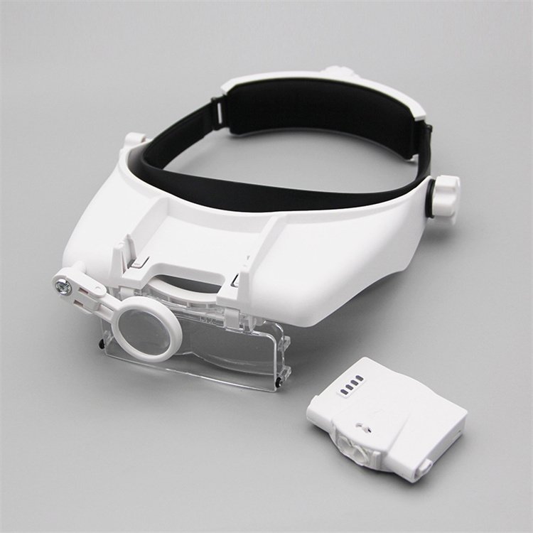 USB charging head LED light power display nail eyelash tattoo high power HD magnifying glass 81000GAC