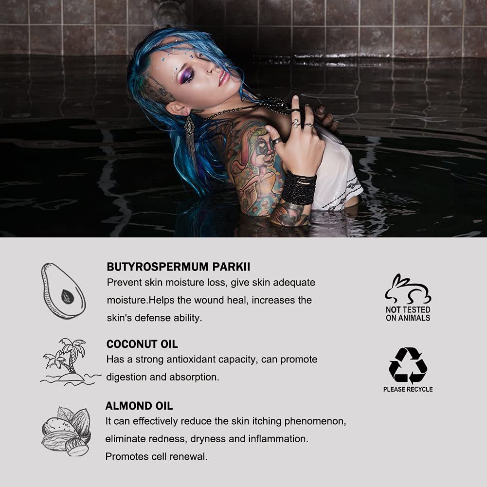 Private Label New Body Art Care Tattoo Aftercare Cream to Moisture and Repair Tattoo with Vegan