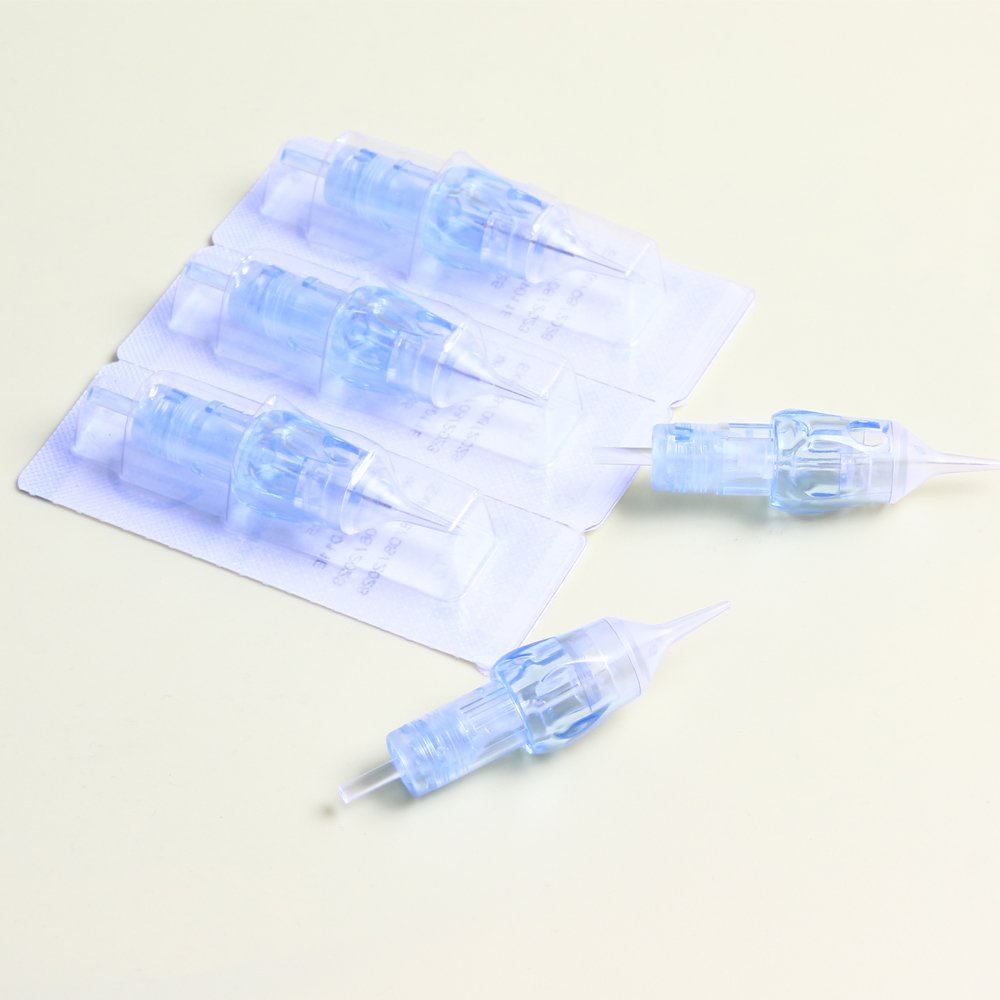 10PCS/BOX Professional Tattoo Scalp Needles Round Liner Shader Sterilized Permanent Makeup Tattoo Cartridge Needles