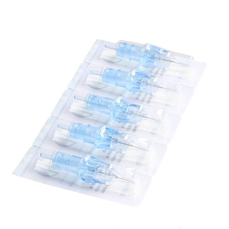 10PCS/BOX Professional Tattoo Scalp Needles Round Liner Shader Sterilized Permanent Makeup Tattoo Cartridge Needles
