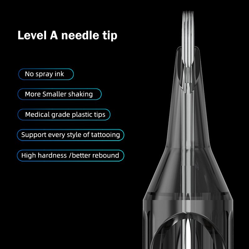 OEM RM RS RL M1 Series Tattoo Cartridge Needle 100% E.O. GAS Sterilized Safety For permanent makeup tattoo Machines