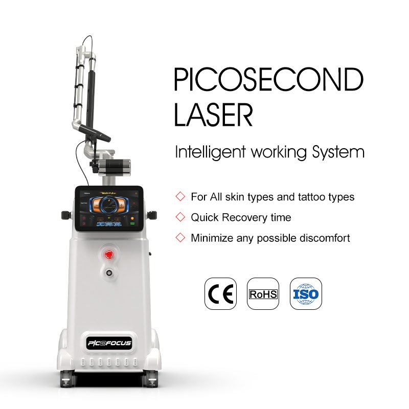 1064Nm 532Nm Second Skin Age Spots Picosecond Tattoo Removal Revlite Q Switched Nd Yag Laser