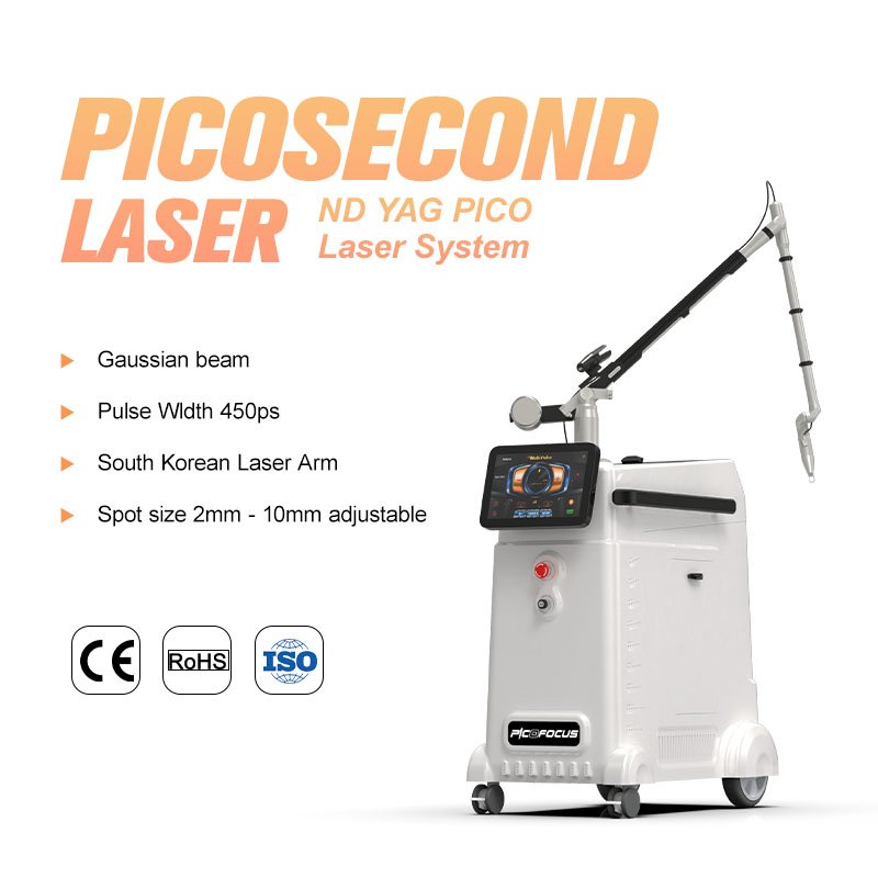 1064Nm 532Nm Second Skin Age Spots Picosecond Tattoo Removal Revlite Q Switched Nd Yag Laser
