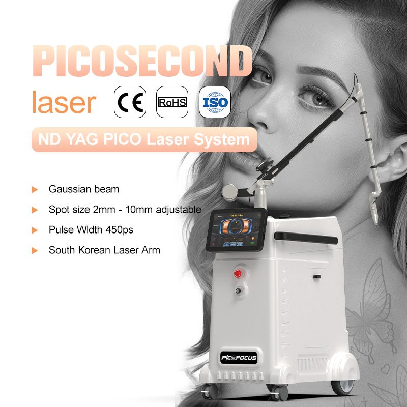 1064Nm 532Nm Second Skin Age Spots Picosecond Tattoo Removal Revlite Q Switched Nd Yag Laser