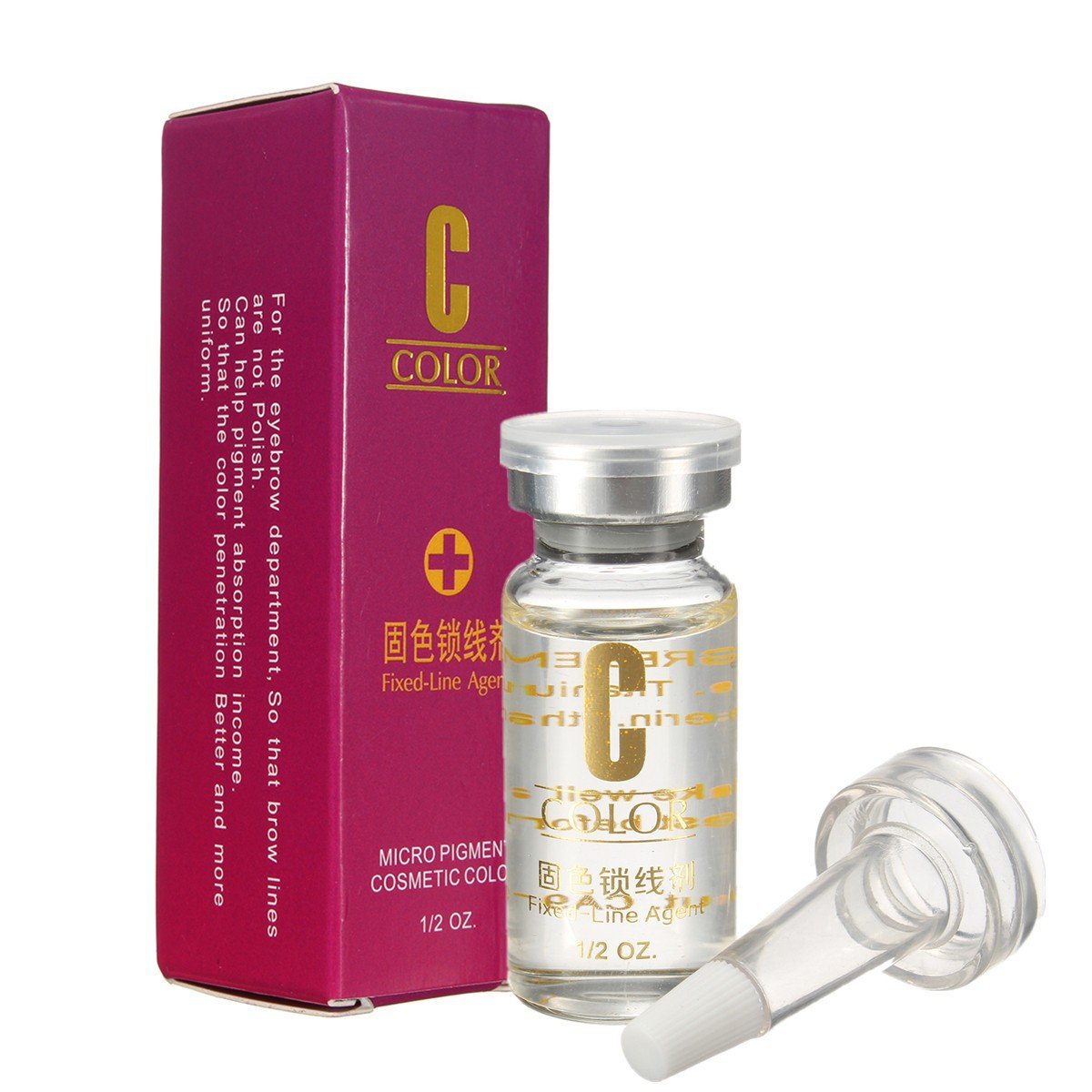 15ml Tattoo Microblading Pigment Fixing Agent Color Lock Permanent Makeup Aftercare for Eyebrow Microblading
