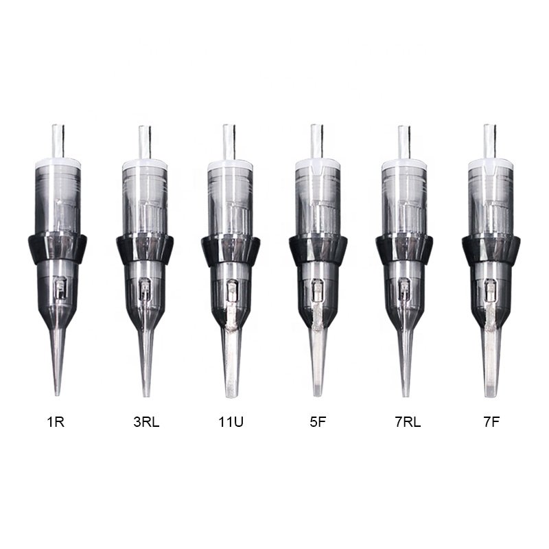 Private Label Permanent Makeup Pmu Disposable Machine Needle 1Rl Mixed Tattoo Needle Cartridge