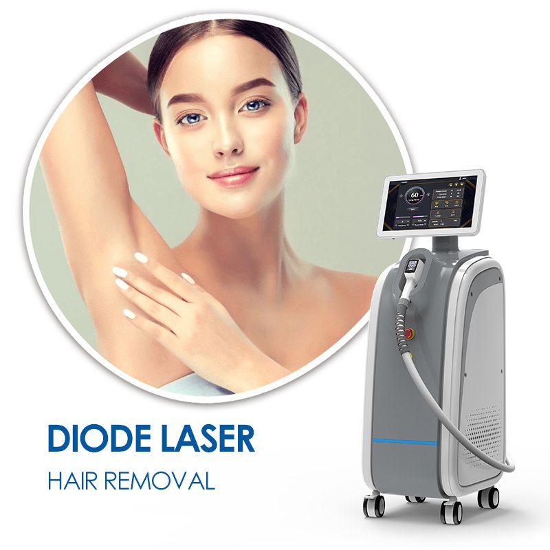 New 808nm Diode Laser Hair Removal Machine 755 808 1064 Alexandrite Laser 808nm Diode Laser Hair Removal Machine for Salon
