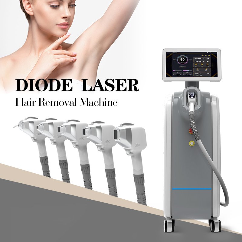 New 808nm Diode Laser Hair Removal Machine 755 808 1064 Alexandrite Laser 808nm Diode Laser Hair Removal Machine for Salon