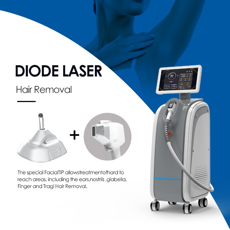 New 808nm Diode Laser Hair Removal Machine 755 808 1064 Alexandrite Laser 808nm Diode Laser Hair Removal Machine for Salon