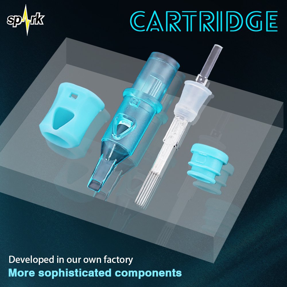 Spark Tattoo Cartridge Needles 20pcs Professional Disposable Permanent Makeup Cartridges For Tattoo Machine Pen