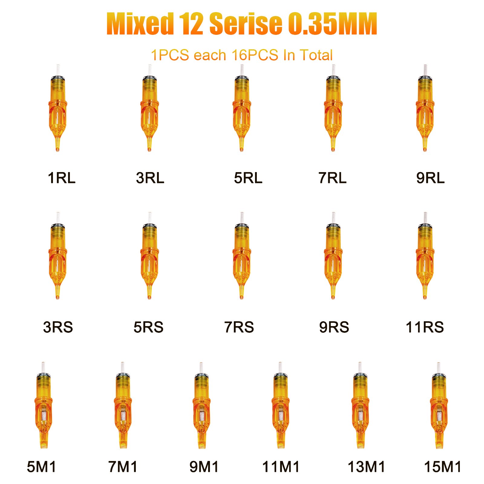Top Sales Mixing Needles Mast Permanent Makeup Needle RL RM Tattoo Cartridge Needles
