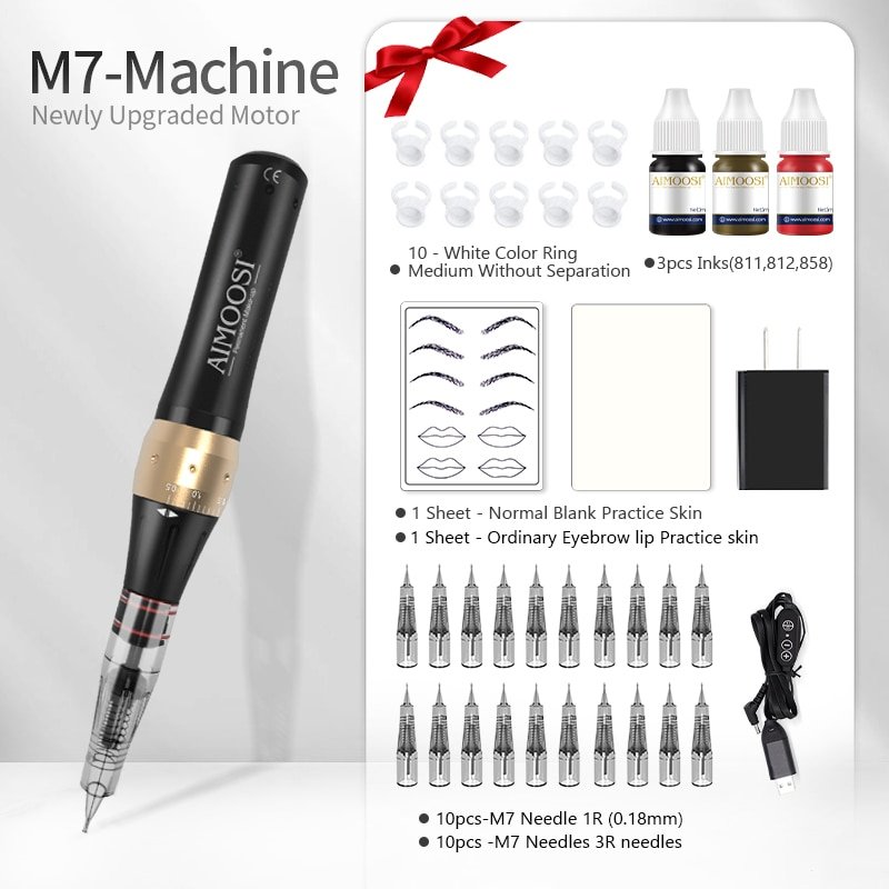 tattoo machine full complete set Eyebrow PMU Gun Professional Supplies Beginner