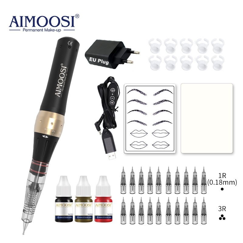 tattoo machine full complete set Eyebrow PMU Gun Professional Supplies Beginner