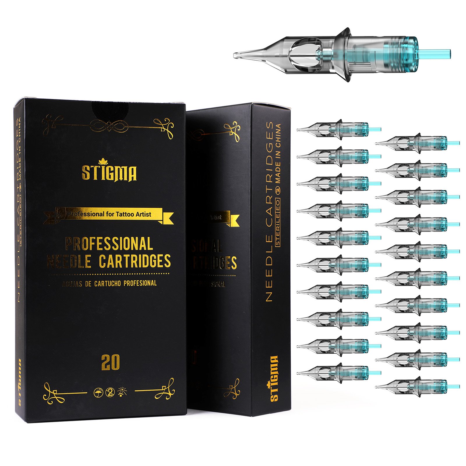 Stigma Permanent Makeup Eyebrow Lips Tattoo Cartridge SMP Needle Silicone Membrane Needle Cartridges Professional Tattoo Needle