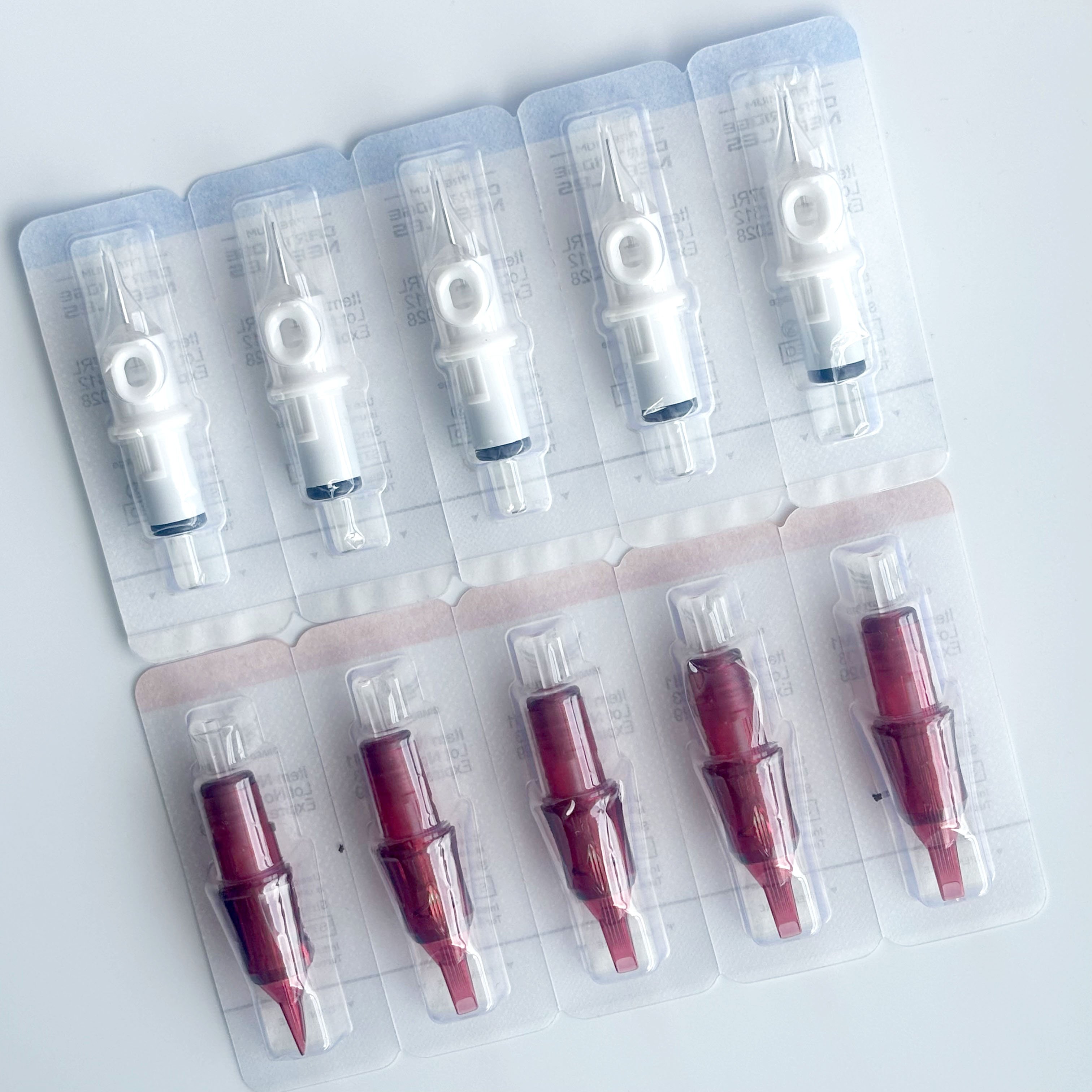 Permanent Makeup Eyebrow Lips Tattoo Cartridge Scalp Needle Silicone Membrane Needle Cartridges Professional Tattoo Needle