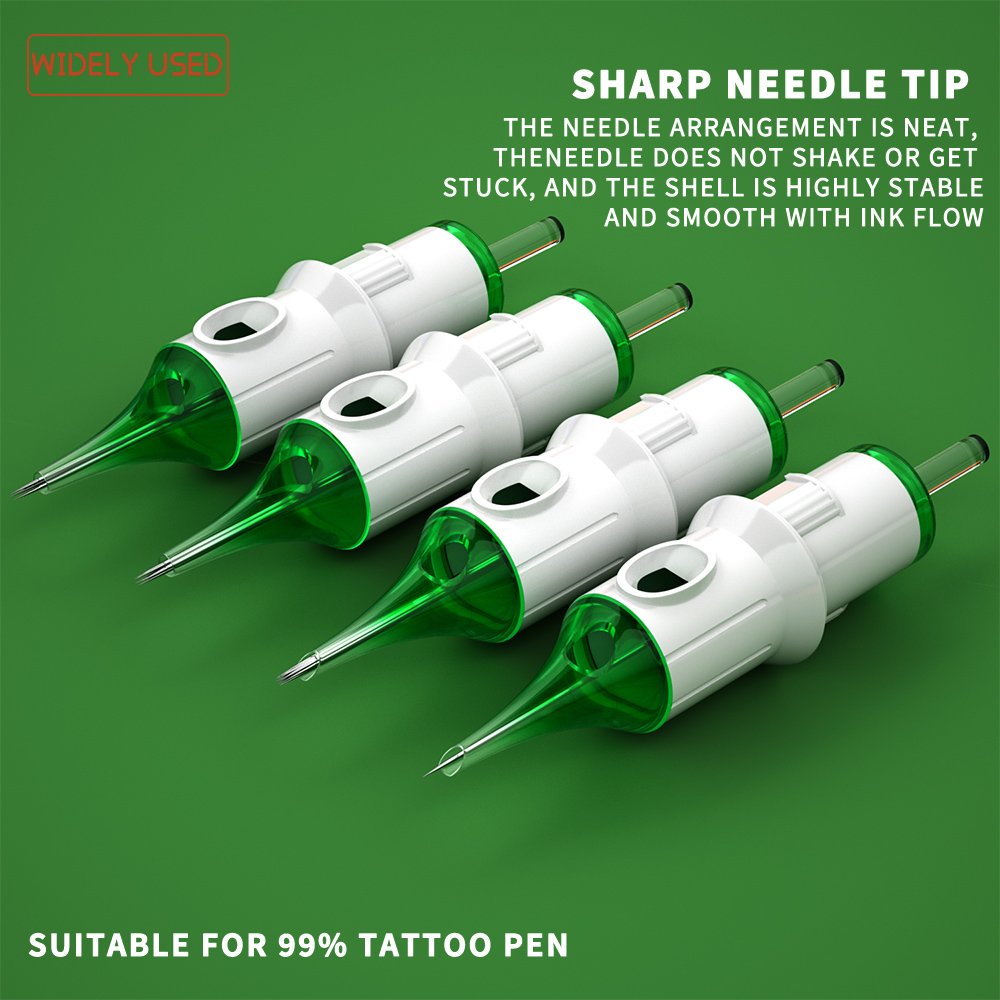 Wholesale 316 RL Disposable PMU Premium Tattoo Permanent Cartridge Needle Disposable 20Pcs/Box Mixed Packs Body Tattoo Needle