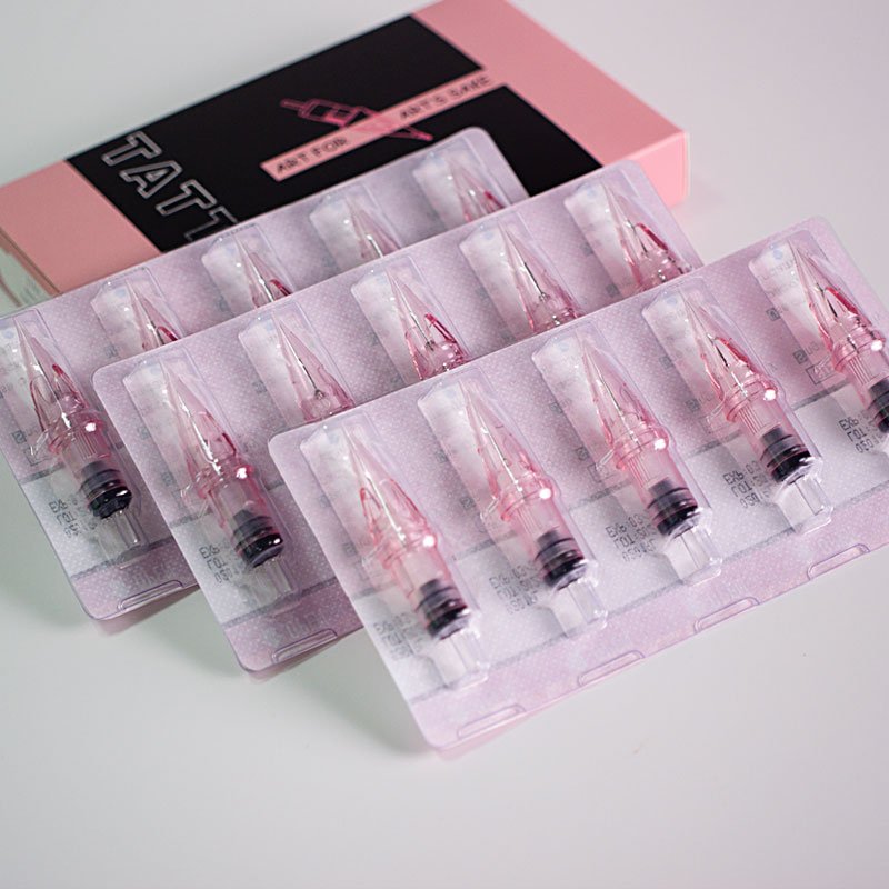 1R-0.18mm Nano needles Permanent Makeup Cartridge Needles Eyebrow Shading Needles for Eyebrow Tattoo Machine Microblading