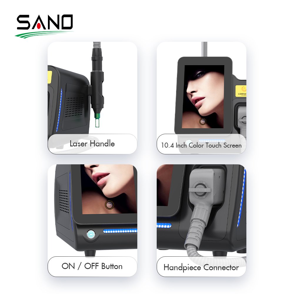Mini Pico Laser Machine Tattoo Removal Portable Picosecond Q-switch Nd Yag Laser Equipment