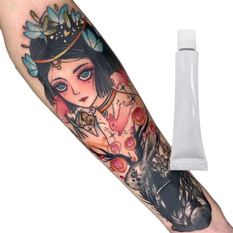 Private Label 100% Natural Tattoo Pre-Care Cream Skin Moisturising Tattoo Balm