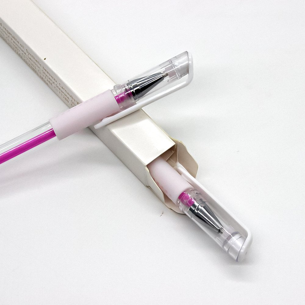 OEM Safe Permanent Makeup Position Skin Marker Pen Pink White Gel Eyebrow Brow Mapping Pen with Map for Microblading