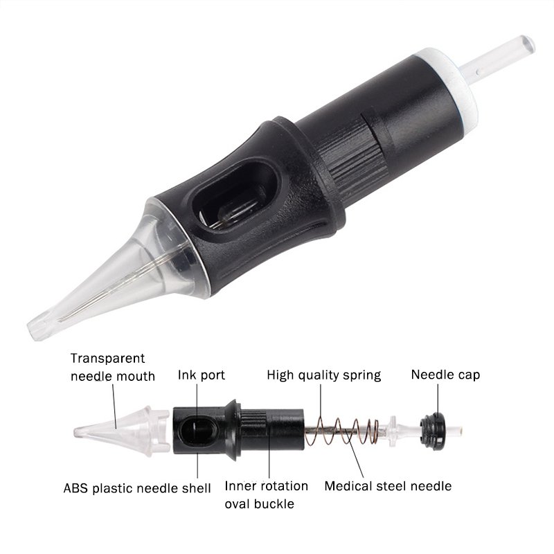 High Quality 0.35mm Tattoo Needles M1 RS RM RL Tattoo Needle Cartridges Direct Sale