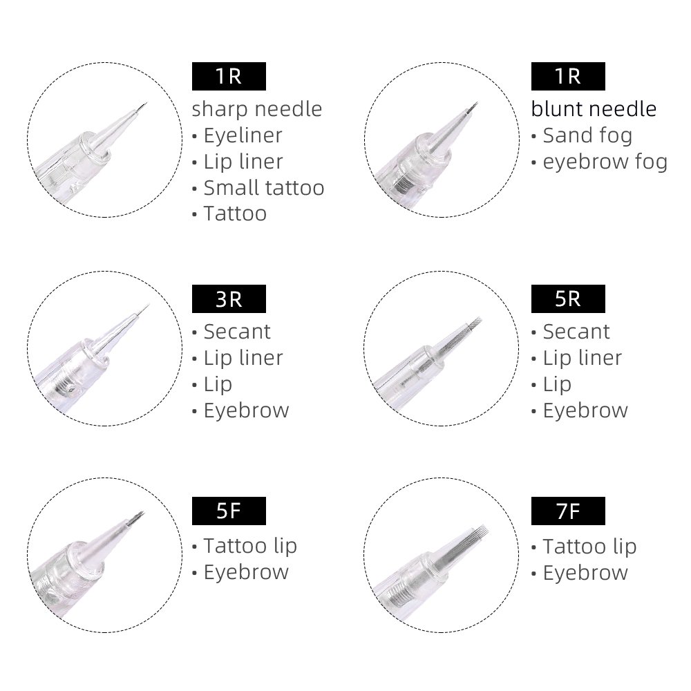 Disposable Cartridge Needle Permanent Makeup Needles Eyebrow Tattoo Needle