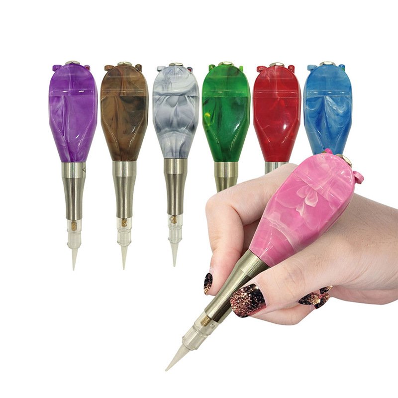 Ombre Eyebrow Machine Kit Plastic Cover Disposable Needle Cap Tattoo Microblading Accessories Brow Needle 1RL Vietnam Hot