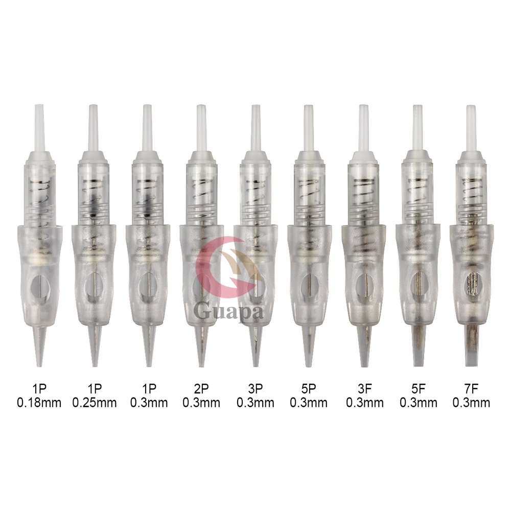 Newest 0.25mm 10U High Quality Cartridge Needle For Micropigmentation Device Permanent Makeup Eyebrow lip Tattoo Pen