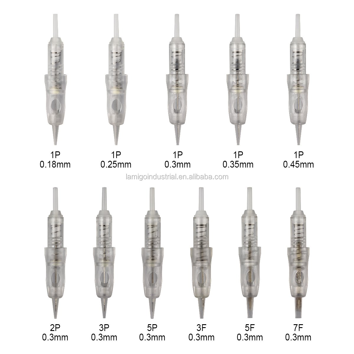 Newest 0.25mm 10U High Quality Cartridge Needle For Micropigmentation Device Permanent Makeup Eyebrow lip Tattoo Pen