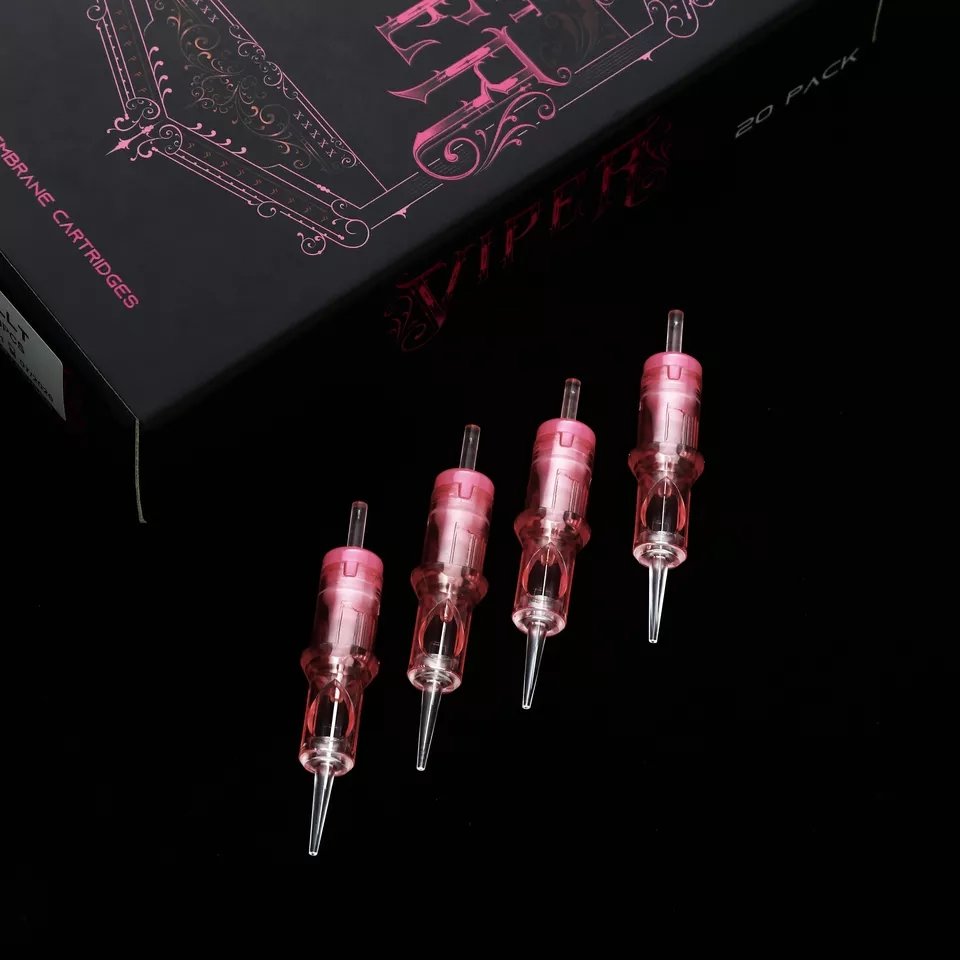 VIPEER Pink Private Label Newest SMP cartridges Permanent Makeup Machine PMU Eyebrow Tattooing Cartridge Needle