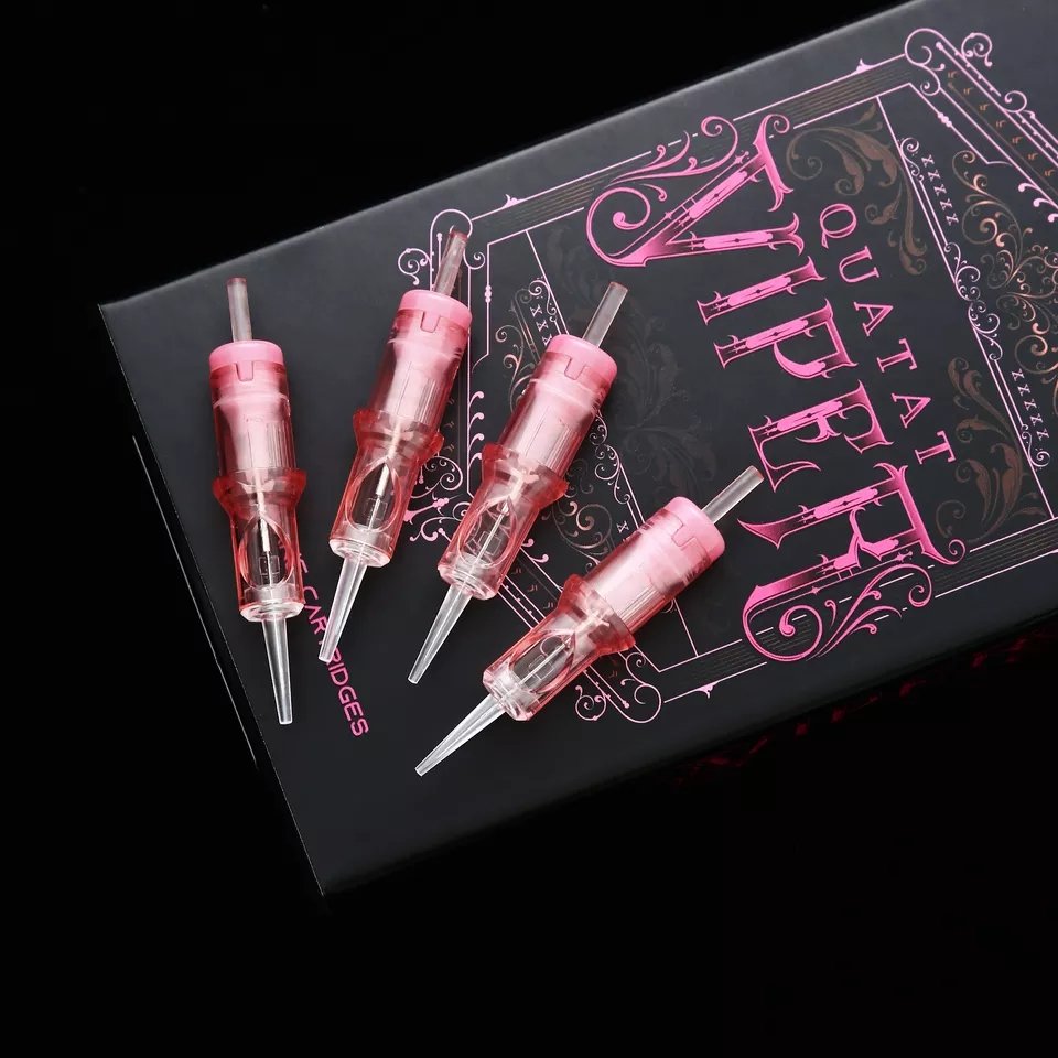 VIPEER Pink Private Label Newest SMP cartridges Permanent Makeup Machine PMU Eyebrow Tattooing Cartridge Needle