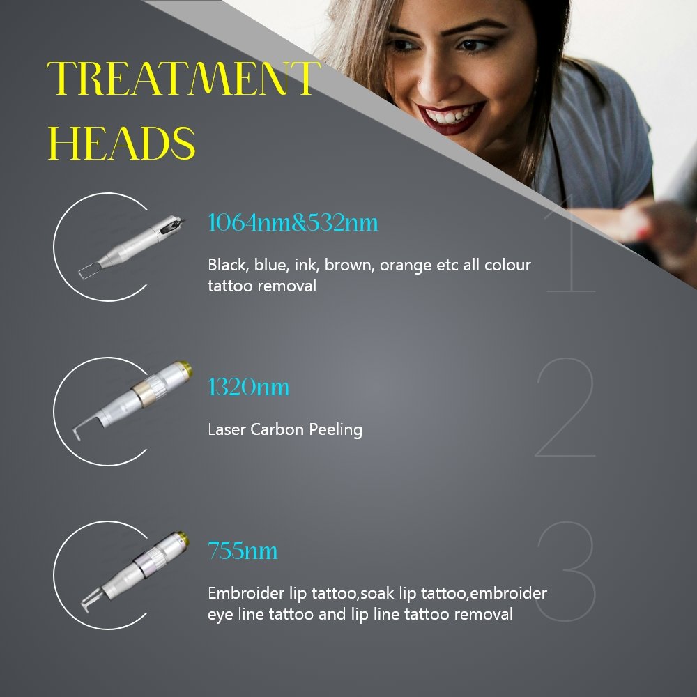 Multifunctional pico laser tattoo removal picosecond laser machine
