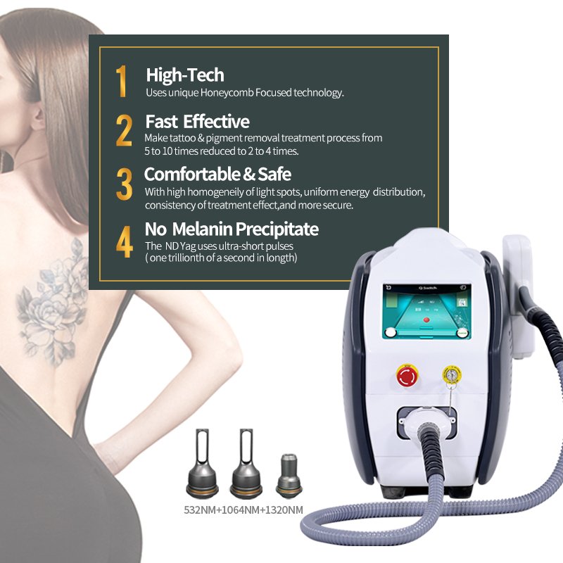 KES 2024 New Arrival Picosecond Laser Machine Multifunction 3 Waves Pico Q Switched Nd Yag Lazer 1320nm Price