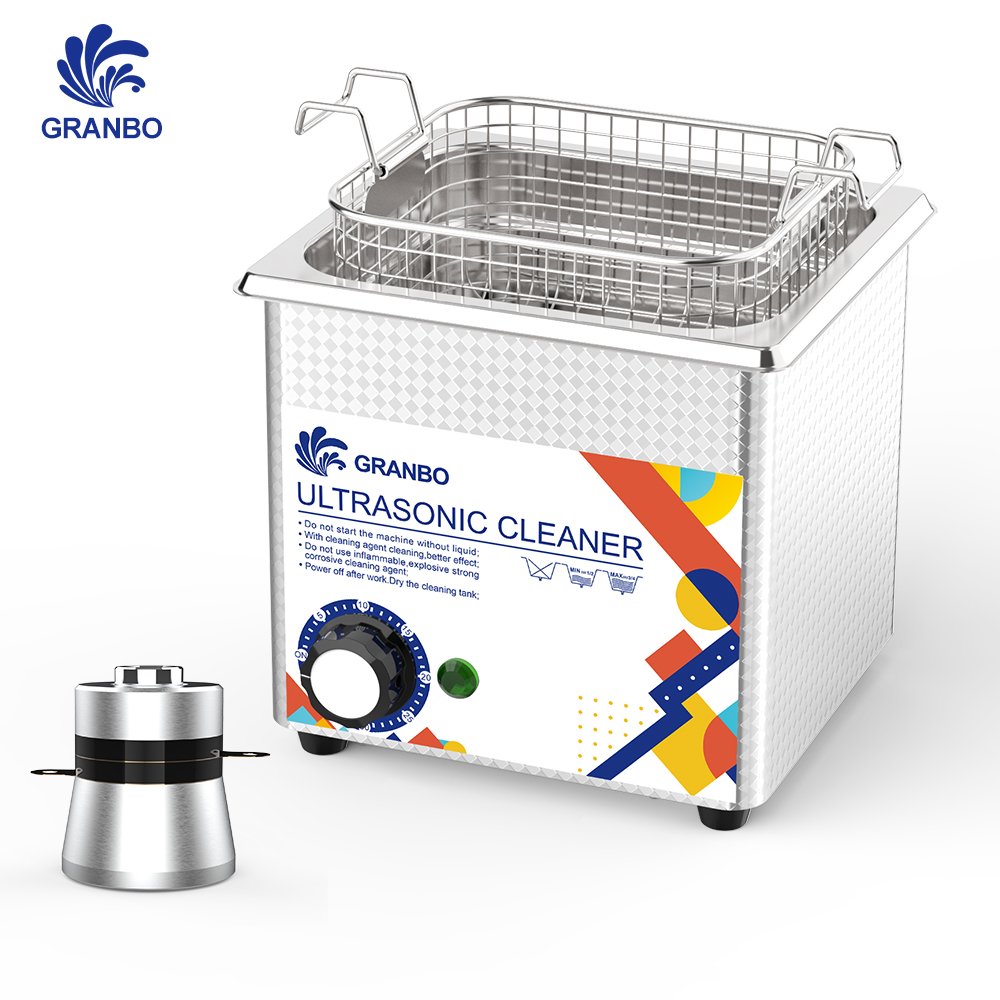 Granbo 2L Cost-effective Mini Ultrasonic Jewelry Cleaner Machine Manicure Tattoo Tools Glasses Jewelry Dentures
