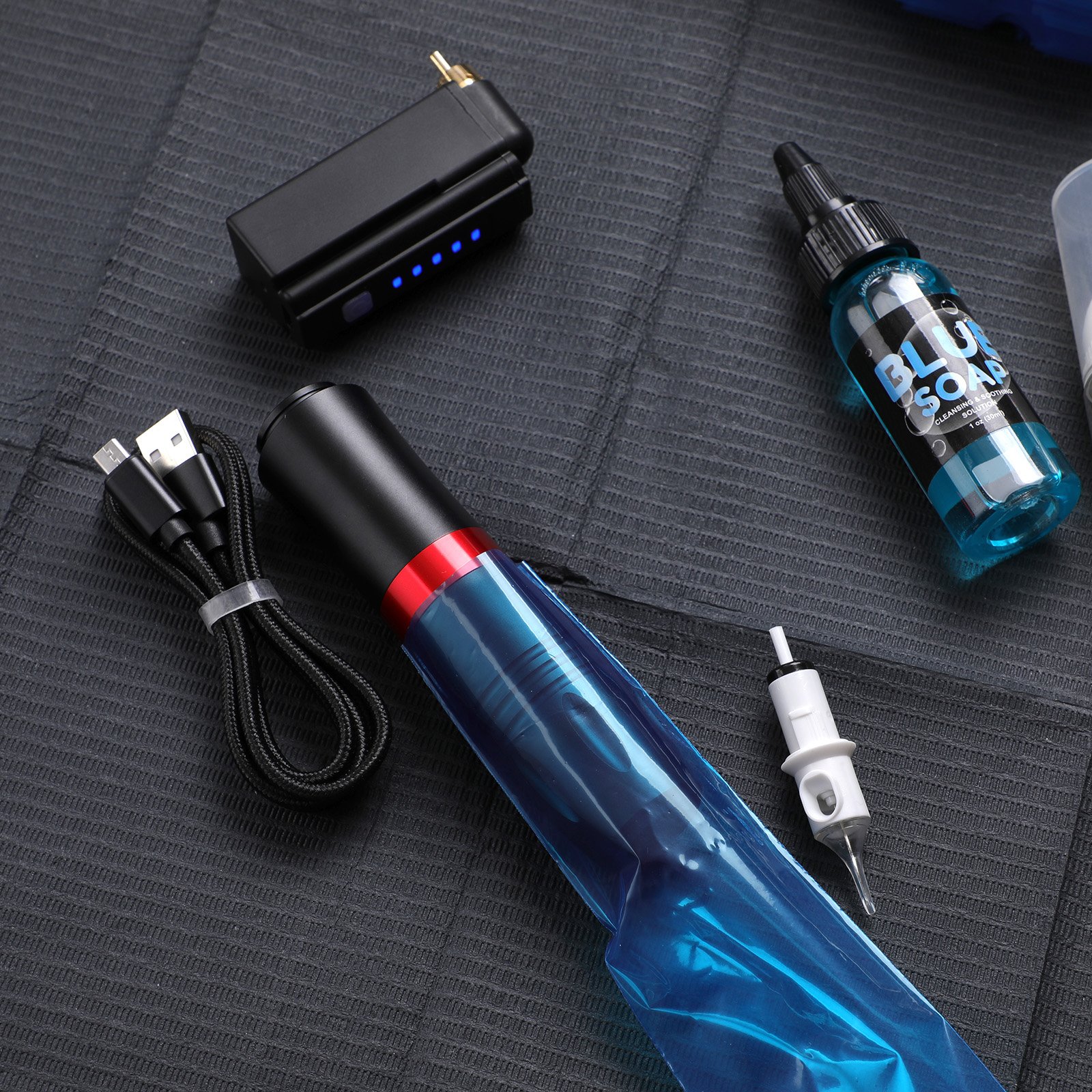 Customized Wireless Tattoo Pen Professional Tattoo Machine Body Art Tattoo Set