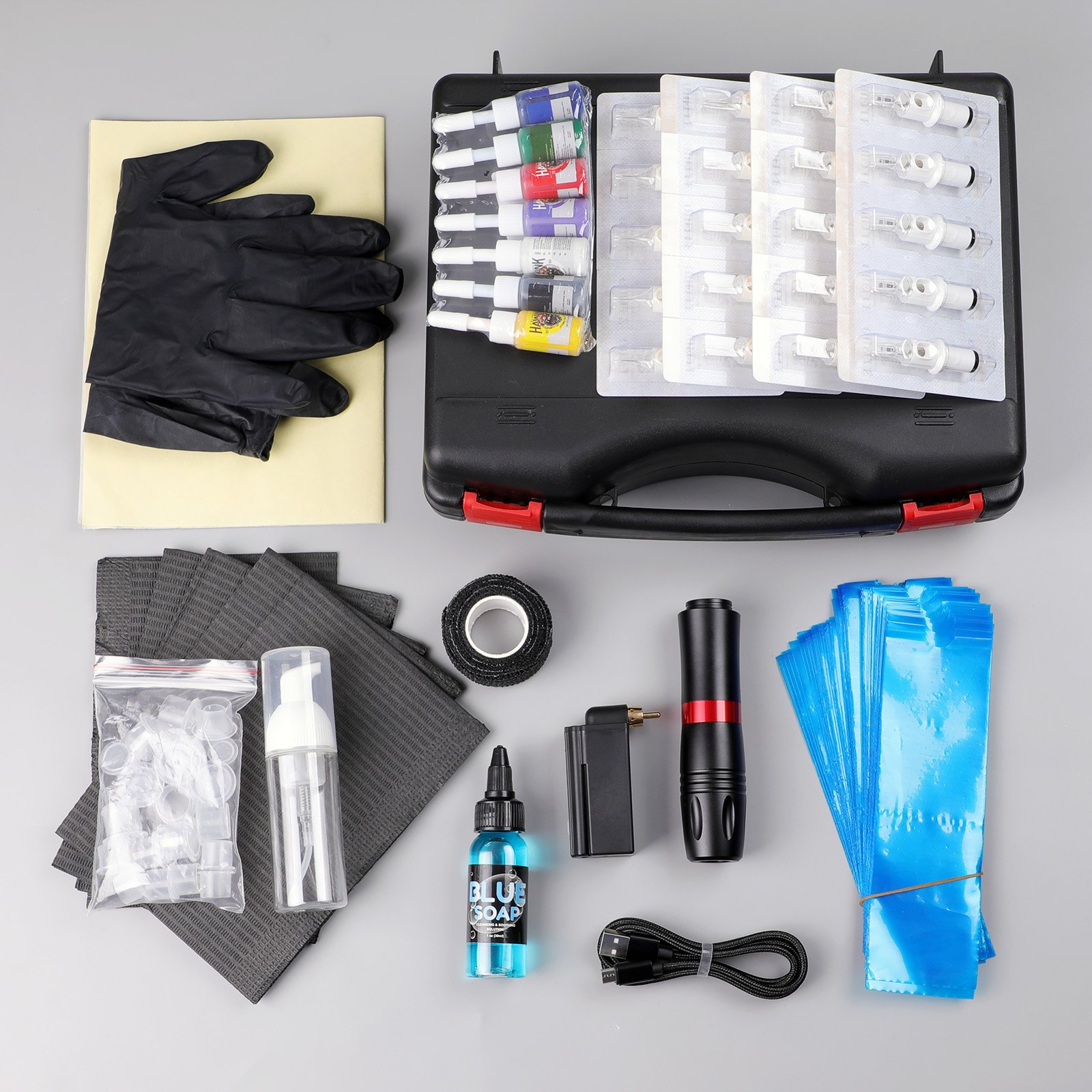 Customized Wireless Tattoo Pen Professional Tattoo Machine Body Art Tattoo Set