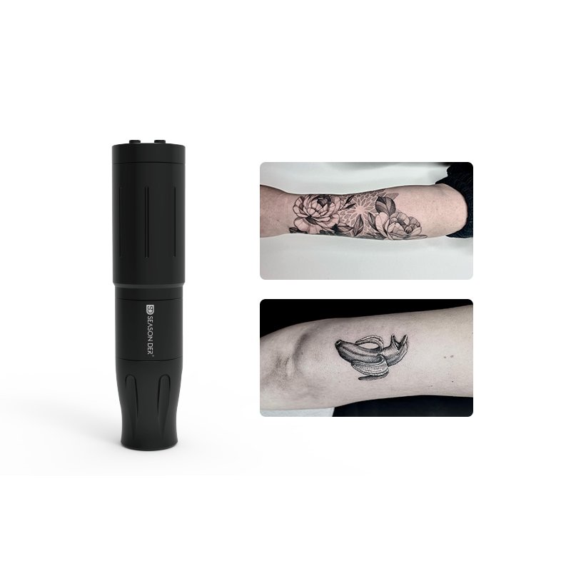 Tattoo pen machine NUOJO OEM high quality wireless semi permanent body art tattooing gun kit Micropigmentacion equipments