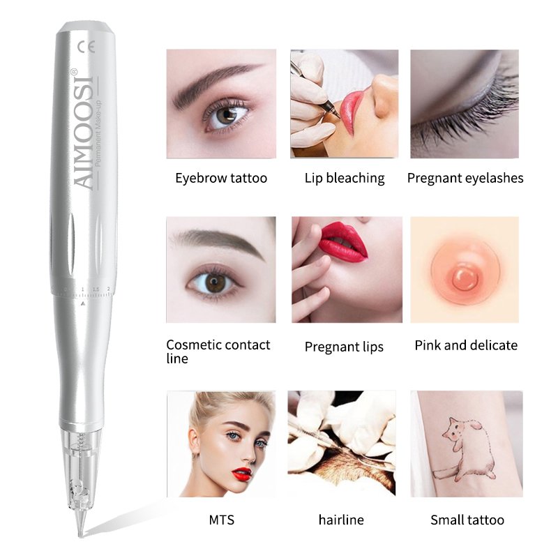 Permanent makeup Machine Gun Permanent Eyebrow Tattoo Machine tattoo Pen For Universal Needle tattoo Supply