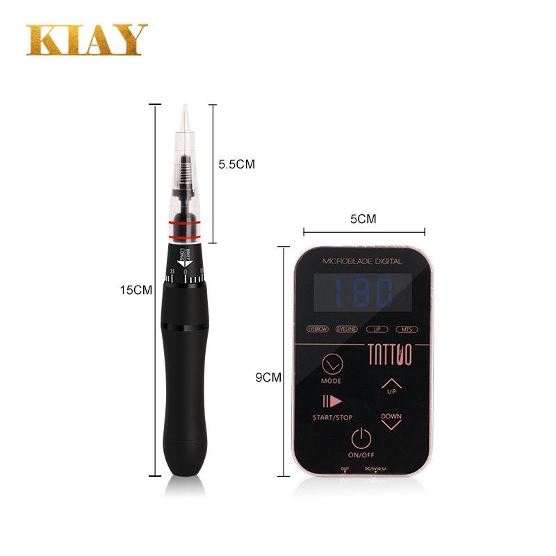 LED Digital Wireless Screen Permanent Makeup Cartridge Needle universal tattoo machine wireless power supply Makeup Machine