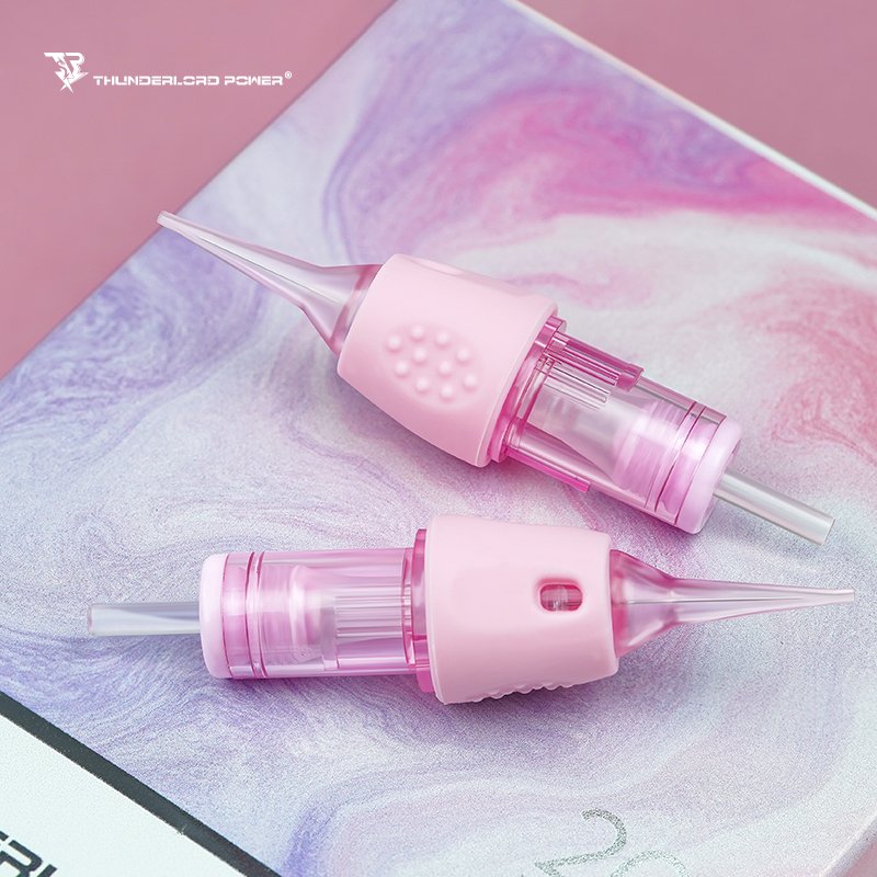 New PINKY eyebrow universal permanent makeup tattoo needle cartridge premium rotary machine pen custom tattoo cartridge needle