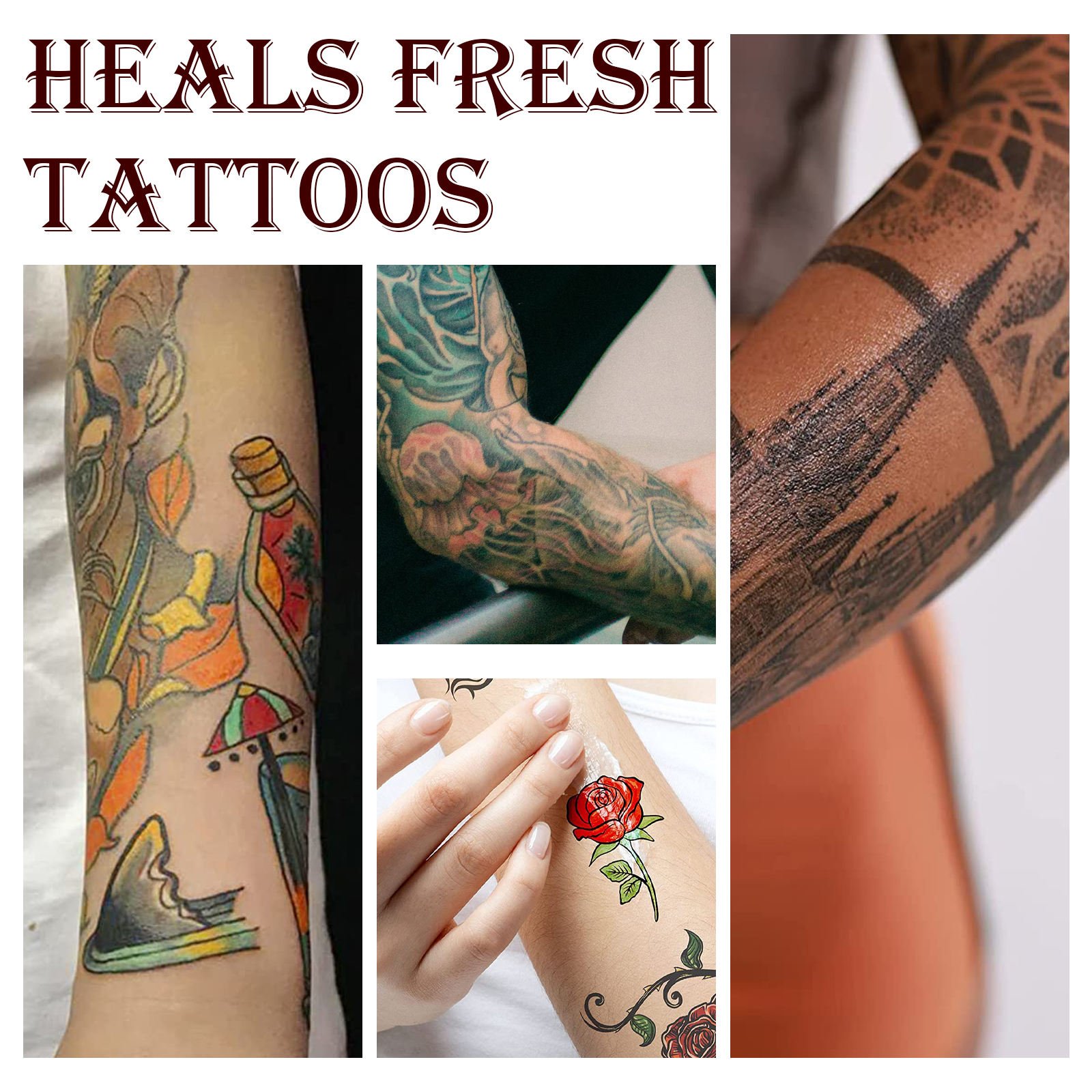 Private Label Aftercare Healing Body Art Hydration Fresh Tattoo Care Salve Butter Balm Polish For Old Tattoo Color Enhancement