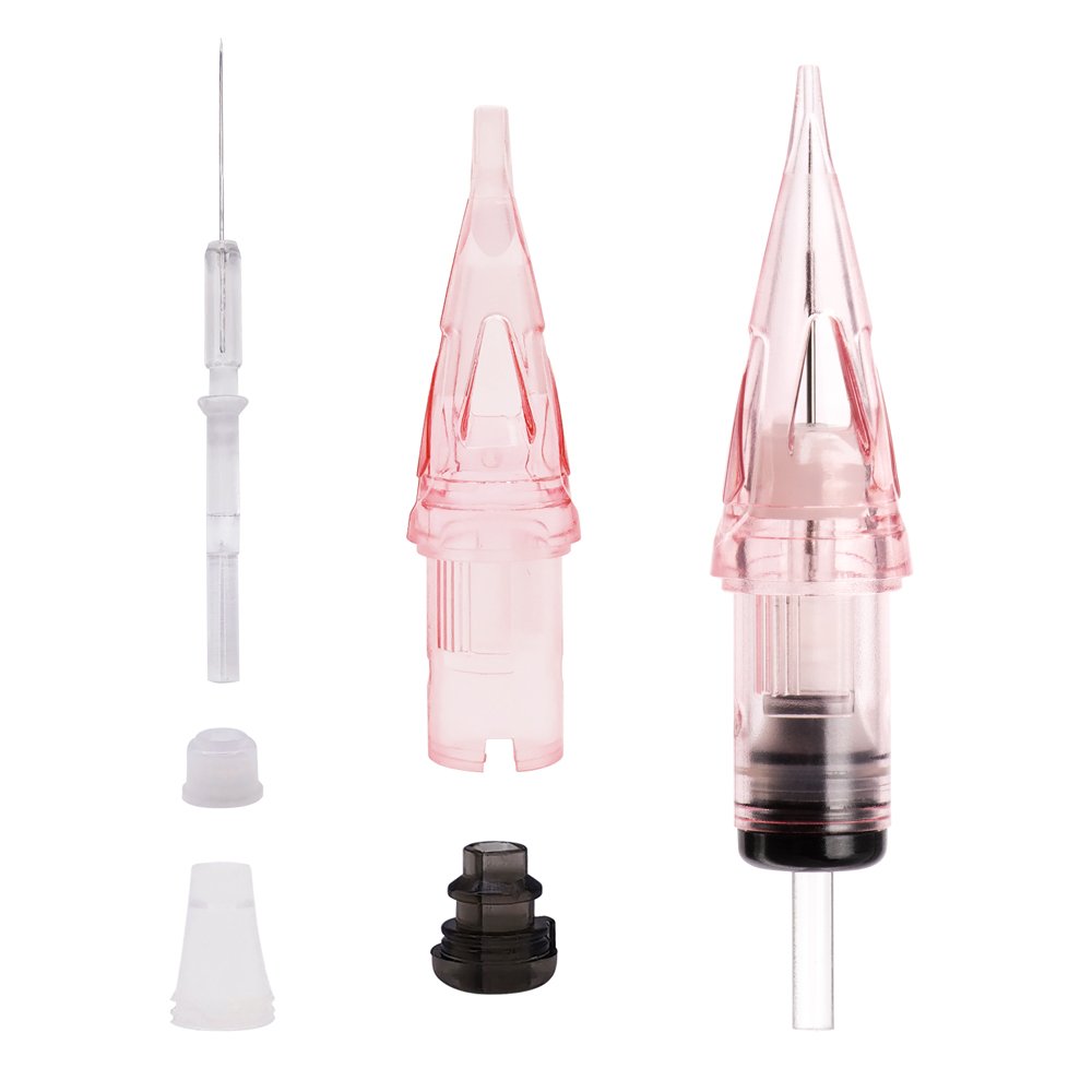 Medical Grade Universal Tattoo Needle Cartridges Prevent Backflow EO Gas PMU Needles for permanent makeup eyebrow and lips