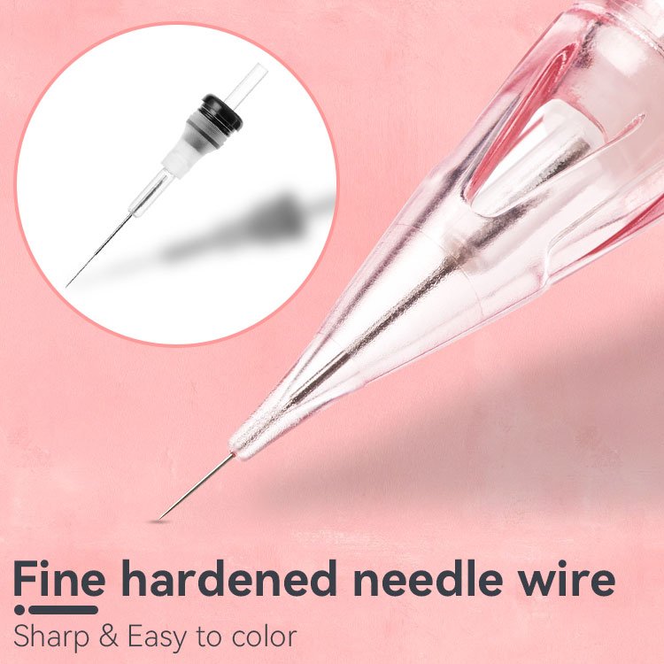 Medical Grade Universal Tattoo Needle Cartridges Prevent Backflow EO Gas PMU Needles for permanent makeup eyebrow and lips